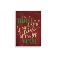 Most Wonderful Burlap Garden Flag