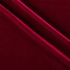 1 Yard Soft Stretch Velvet Fabric for Fashion Dancewear Costumes 58 60 Inch Width Cranberry