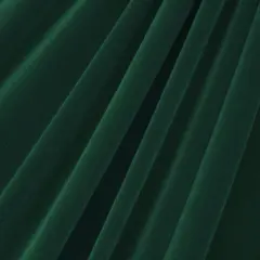 1 Yard Stretch Velvet Fabric Medium Weight Soft Sheen 4-Way Stretch Apparel 58/60" Width D Hunter Green