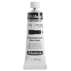 Schmincke Primacryl Professional Acrylic Paint - Mars Black, 35 ml Tube