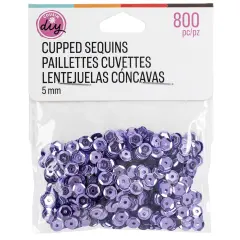 CousinDIY Cupped Sequins-Fuchsia, 5mm 800/Pkg