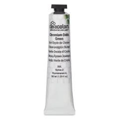 Ceracolors Waterborne Wax Paint - Chromium Green Oxide, 50 ml