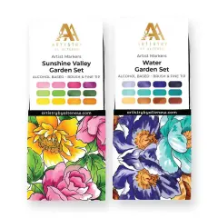 Nature's Views 24 Artist Alcohol Markers Bundle