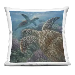 Stupell Industries Turtle Bay over Reef Indoor Pillow, 18 x 7 x 18