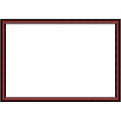 Rubino Cherry Scoop Framed Dry Erase Magnetic Board