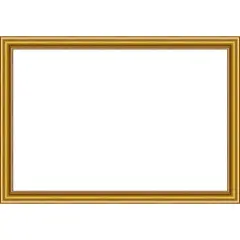 Townhouse Gold Framed Dry Erase Magnetic Board