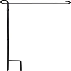Garden Flag Stand Holder, Premium Yard Flag Holder Weather-Proof Metal Powder-Coated