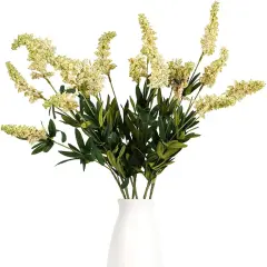 Artificial Plants,3PCS 29" Green Faux Branches for Vase,Faux Greenery Stems Artificial Plants & Flowers for Shop Garden Office Home D&eacute;cor (3, White Sage)