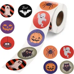 Halloween Stickers Set - 500 Pcs