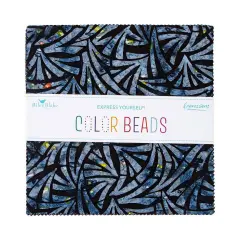 Express Yourself! Batiks 10" Square Pack (Layer Cake / 10" Stacker) in Color Beads by Riley Blake Designs for Riley Blake (10-23252-42)