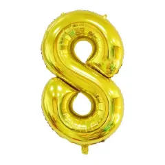 Golden Number Balloon Foil Balloon F07M1-78-8