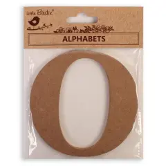 Little Birdie MDF Alphabets Upper Case 4" 1/Pkg-O