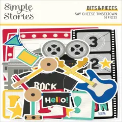 Say Cheese Tinseltown Bits & Pieces 53/Pkg-53/Pkg