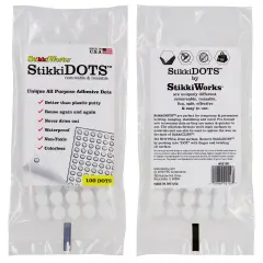 StikkiDOTS&trade;, Adhesive Dots, Pack of 100
