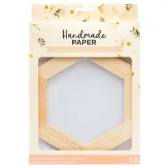 American Crafts Handmade Paper Mold And Deckle Kit-Hexagon
