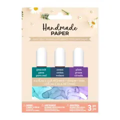 American Crafts Handmade Paper Dye 0.50oz 3/Pkg-Blues