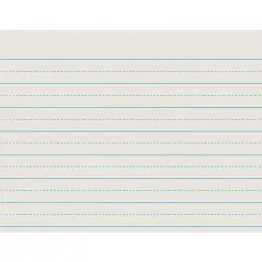Newsprint Handwriting Paper, Alternate Dotted, Grade 1, 1" x 1/2" Ruled Long, 11" x 8-1/2", 500 Sheets