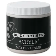 Blick Artists Acrylic Medium - Blick Artists' Acrylic Matte Varnish, 16 oz