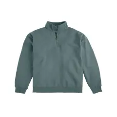 ComfortWash by Hanes&reg; Quarter Zip Sweatshirt CYPRESS