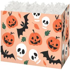 Pack/6: Spook-tacular Basket Box - 10-1/4 x 6 x 7-1/2"