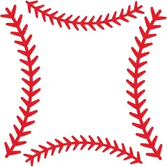 Vinyl Baseball Wall Decals Big Baseball Stitches Stickers Peel and Stick Ceiling Decals Baseball Lace Wall Stickers Large Sport Ball Wall Stickers for Teens Boy Girl Bedroom Playroom Decor