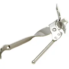 Chef Craft Durable Metal Manual Hand Can Opener with Can Tapper