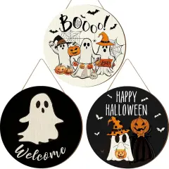3 Pcs Happy Halloween Decorations