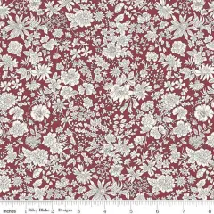 Emily Belle in Claret (01666435a) | Emily Belle | Liberty Fabrics | Riley Blake