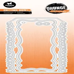 Studio Light Grunge Cutting Die-Star Label