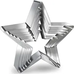 6 Pieces Star Cookie Cutters Set