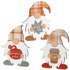 Fall Love Easel Gnome 3 Asstd.