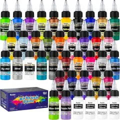 Airbrush Paint, 36 Colors with 4 Thinner Airbrush Paint Set