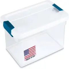 Clear Plastic Storage Bins with Lids