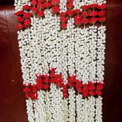 Jasmine Garland, Diwali Decoration, Diwali Decor, Diwali Backdrop, Mogra Strings, Muslim Wedding, Eid Decoration, Mehndi Decoration
