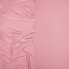 1 Yard Slinky Rib Knit Fabric 1x1 Solid Polyester Spandex Stretch 52/54 Inches Wide Rose LT