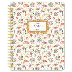 Tuscan Delight | 2026 6x7.75 Inch Weekly Desk Planner | Foil Stamped Cover