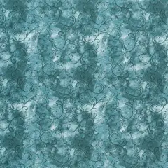 Mook Fabrics Elegance Cotton Fabric [45 in. Wide] - By The Yard Teal