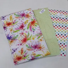 Dots Green Colors Fabrics 2yd 17in Last the Best End of Bolt