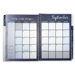RE-FOCUS THE CREATIVE OFFICE 2025-2026 July through June Academic Calendar Planner &ndash; Weekly & Monthly Views with Time Slots | Durable & Portable Design Black