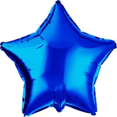 Blue Star Balloon 18 Inches Foil Balloons Mylar Helium Balloons for Birthday Party Wedding Baby Shower Decorations, Pack of 20