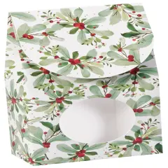 Pack/6: Holiday Berries Gourmet Candy Box - 3-1/2 x 1-3/4 x 6-1/2"