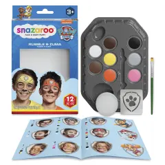 Snazaroo Face Paints - Set of 12, Rubble & Zuma Paw Patrol