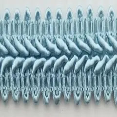 1/2" Chinese French Braid Gimp Trimming - 12 Continuous Yards - Many Colors! Sky blue