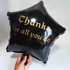 Thanks for All You Do Helium Mylar Foil Balloons, 10pcs Thank You Hanging Balloons for Wedding Congrats Grad National Nurses Day