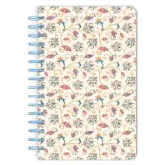 Tuscan Delight | 5.25x8.25 Inch Compact Wire Journal | Non-Dated | Foil Stamped Cover