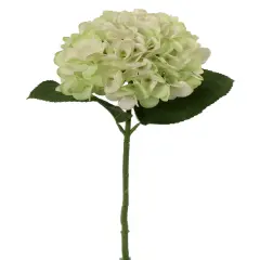 4PC Delicate 18-Inch Light Green Hydrangea Stem Set- Stunning 7-Inch Diameter - Perfect for Home Decor, Wedding Arrangements, and Special Occasion Floral Displays, Floral Home by Artificial Flowers
