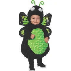 Green Butterfly Toddler Costume Plush Wings Outfit for Halloween