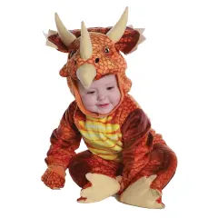 Triceratops Rust Toddler Costume Kids Halloween Plush Dinosaur Outfit