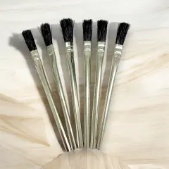 Stained Glass Flux Brushes [6 Pack]