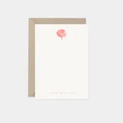 Zinnia Botanical Note Cards II